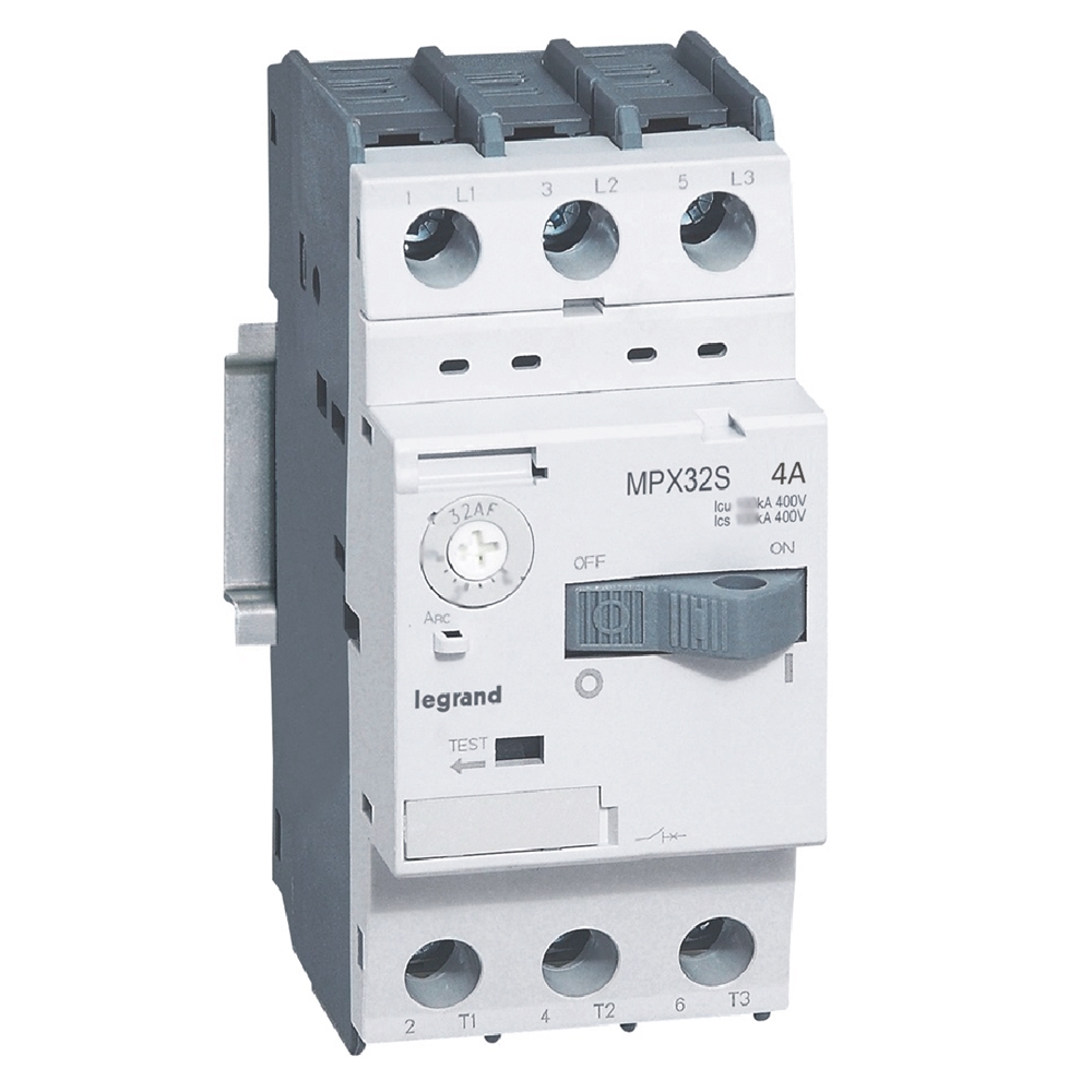Моторна защита MPX3-32S 1.5kW TM 2.5-4A 100kA Legrand