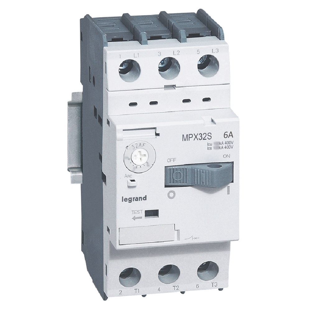 Моторна защита MPX3-32S 2.2kW TM 4-6A 100kA Legrand