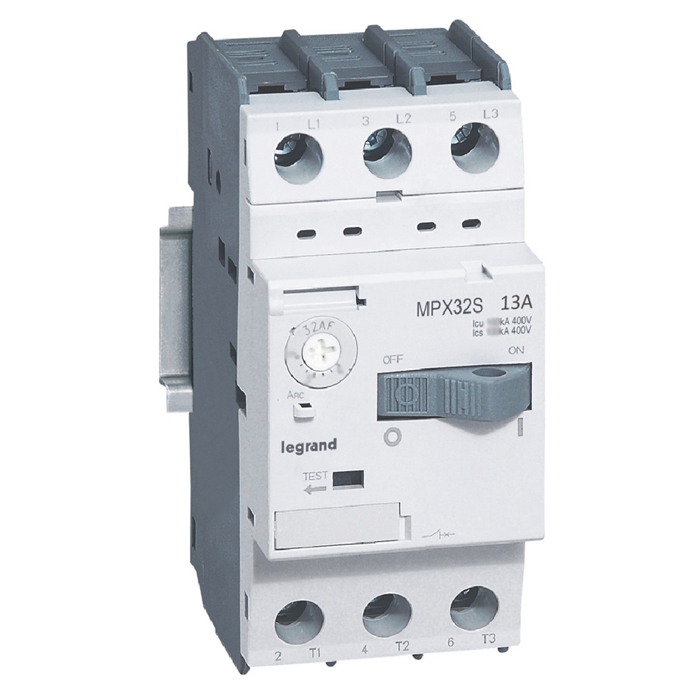 Моторна защита MPX3-32S 5.5kW TM 9-13A 50kA Legrand
