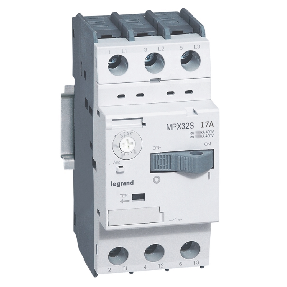 Моторна защита MPX3-32S 7.5kW TM 11-17A 20kA Legrand