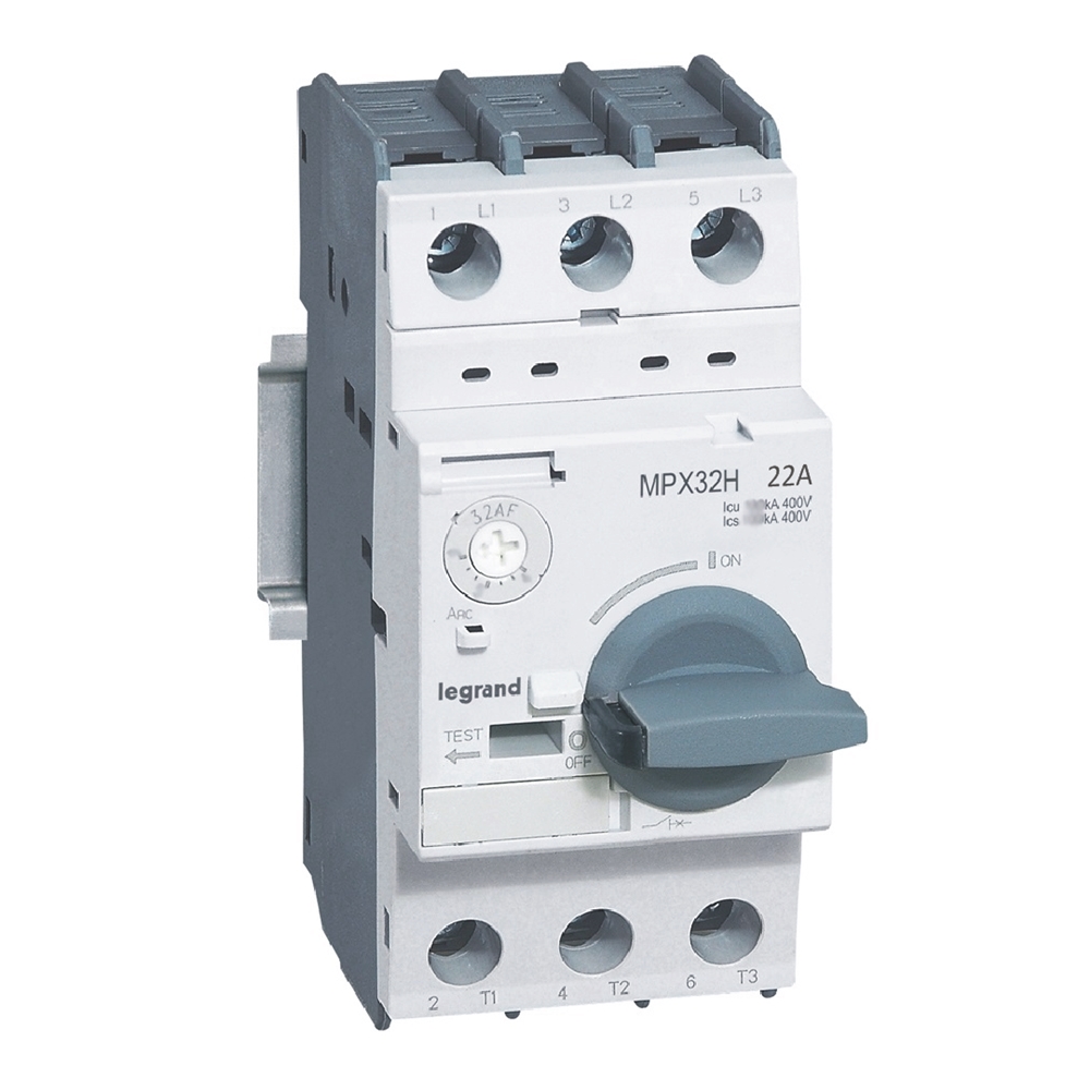 Моторна защита MPX3-32H 7.5kW TM 14-22A 50kA Legrand