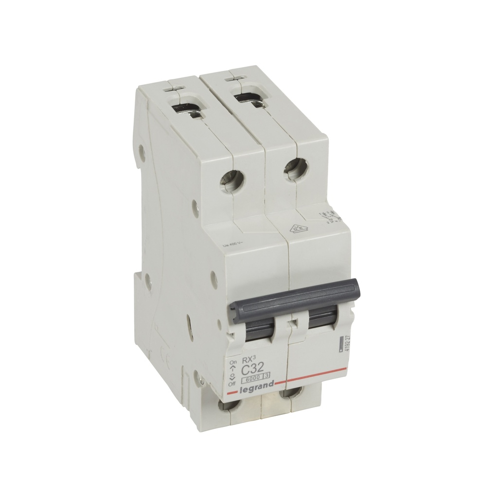 Автоматичен прекъсвач RX3 2P 32A крива С 6kA Legrand