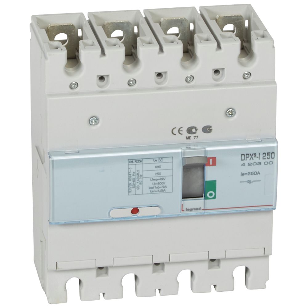 Товаров прекъсвач DPX3-I 250 4P 250A Legrand