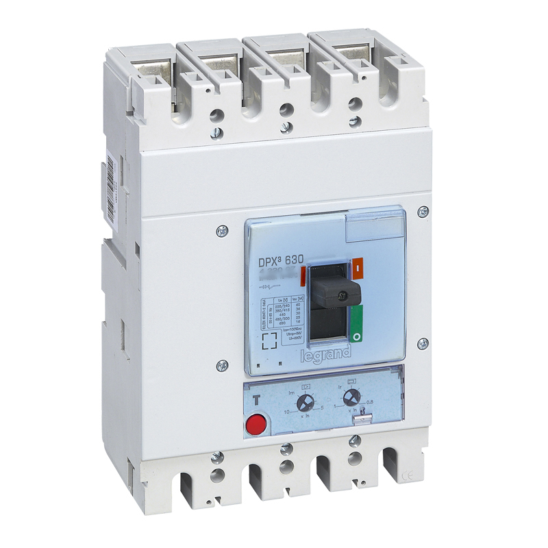 Автомат DPX3 630 TM 4P 630A 36кA регулируем (In x 0.8...1) Legrand