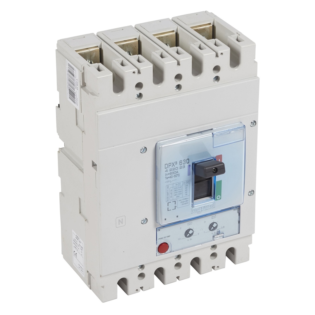 Автомат DPX3 630 TM 4P 630A 50кA регулируем (In x 0.8...1) Legrand