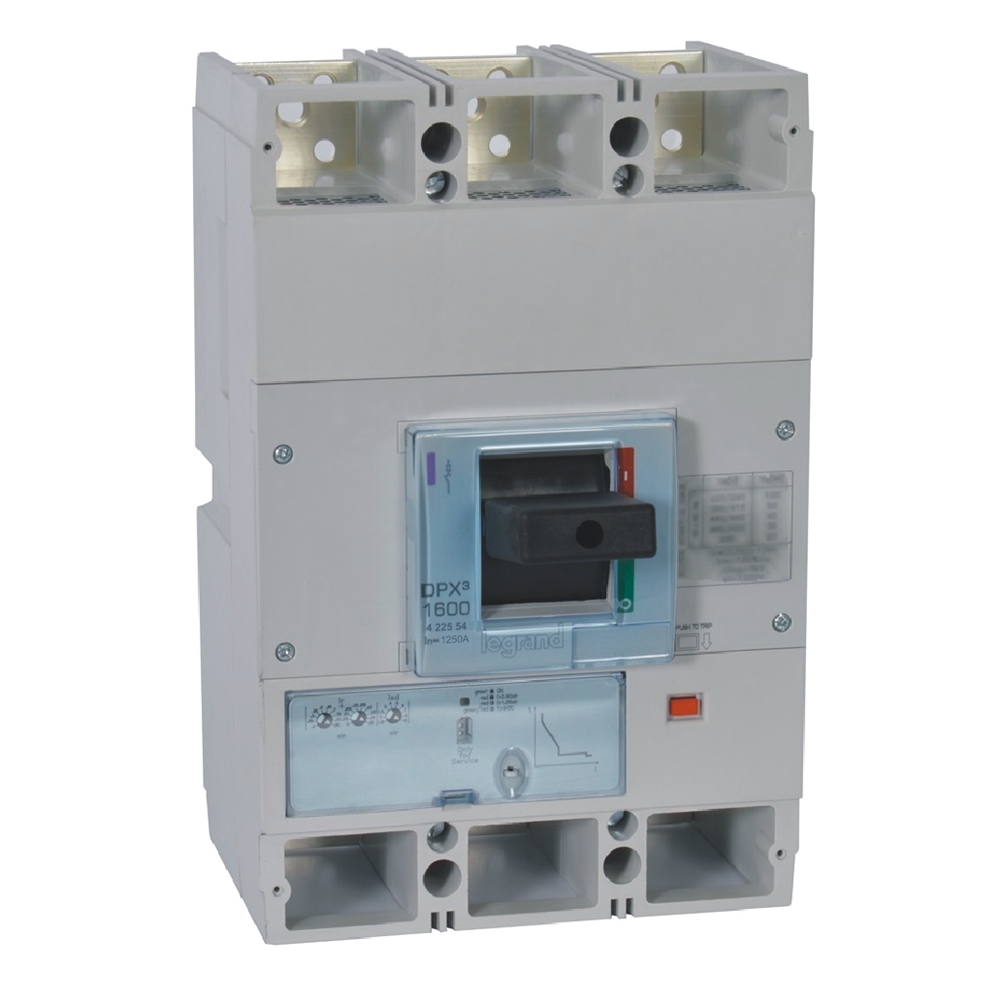 Автомат DPX3 1600 електронна защита S1 3P 1250A 50кA регулируем (In x 0.4...1) Legrand