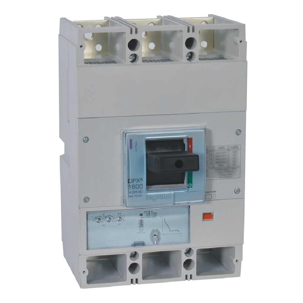 Автомат DPX3 1600 електронна защита S1 3P 1600A 50кA регулируем (In x 0.4...1) Legrand