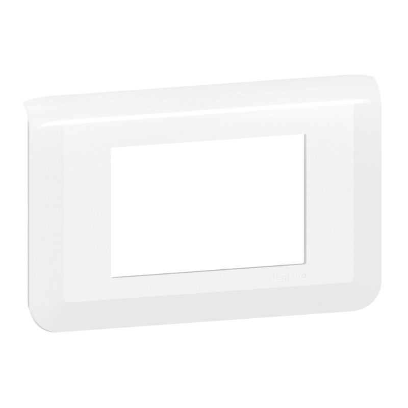 Лицева рамка 3 модула цвят бял Mosaic NEW Legrand