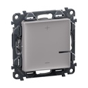 Димер бутонен R=3-400W L=3-400VA LED=3-125VA цвят алуминий Valena Life Legrand