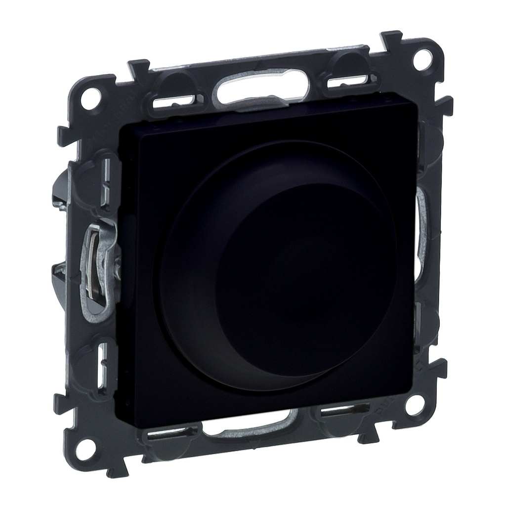 Димер ротативен R=5-300W L=5-300VA LED=5-75W цвят черен Valena Life Legrand