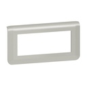 Лицева рамка 5 модула цвят алуминий Mosaic NEW Legrand