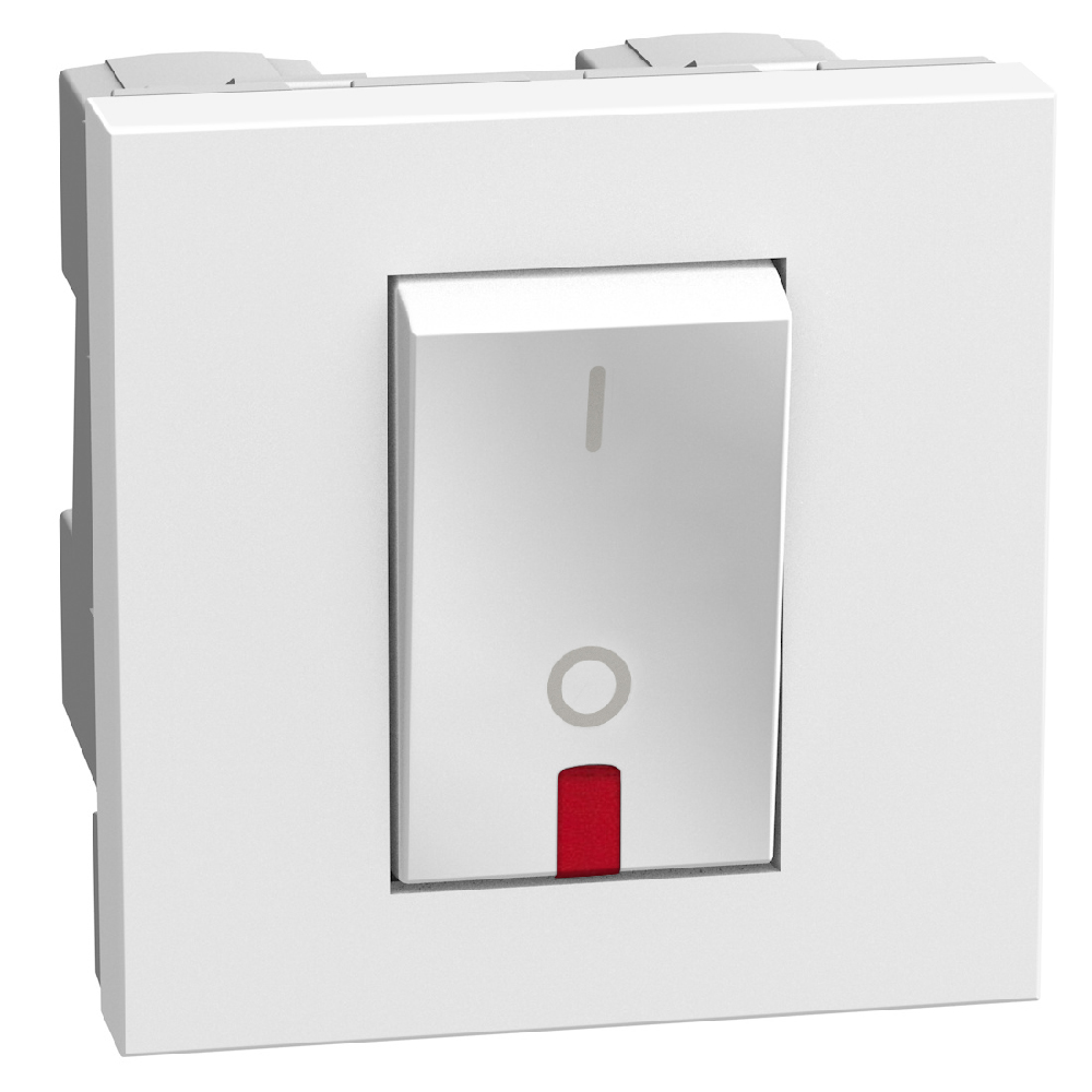 Двуполюсен ключ 32А 2 модула цвят Бял Light Now Bticino