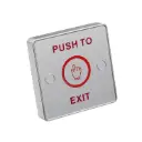 Бутон Exit, пластмасов с LED