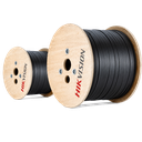 FTTH оптичен SM кабел GJXFH с носещо въже 1 mm 2 оптични влакна тип G.657A1