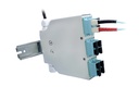 Разпределителна кутия (Distribution box) за монтаж на DIN шина за 6 x SC-SC DUPLEX адаптери 