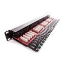 19" пач панел Категория 3 Voice 50xRJ45/u 1U черен 16 MHz 
