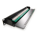 19" пач панел Категория 3 Voice 25xRJ45/u 1U черен 16 MHz 