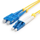 LC-SC Duplex пач корда OS2 9/125 µm (ITU-T G.652.D) 2м