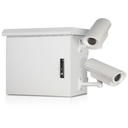 19" шкаф 9U 600/450mm за външен монтаж на стълб