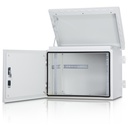 19" стенен шкаф 12U 600/600mm за външен монтаж