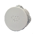 Кръгла съединителна кутия с капак Ø80x40 IP54