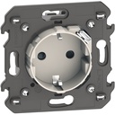 Конт.2P+Е+USB 2мод. Крем Li.N