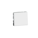 Еднополюсен ключ 2 мод. цвят бял Mosaic NEW Legrand