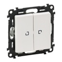 Сериен ключ осветен Valena Life 10AX 250V~бял