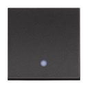 Еднополюсен ключ с LED индикация 2 мод. 10A цвят Черен /блистер/ Classia Bticino