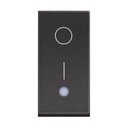 Бойлерен ключ 2P 1 мод. 16A с LED индикация цвят Черен /блистер/ Classia Bticino