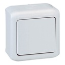 Еднополюсен ключ IP44 открит монтаж цвят Сив Forix Legrand