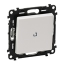 Двуполюсен бутон осветен Valena Life 6A 250V~ бял
