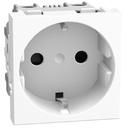 Контакт ШУКО 2P+E 16A с детска защита 2 мод. цвят Бял Light Now Bticino