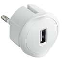 Зарядно за контакт USB тип A 1.5A 7.5W бяло Legrand