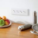 Лицева рамка 8 мод. цвят бял Mosaic NEW Legrand