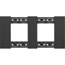 Рамка 2x2 мод. цвят Черен (Black) Living Now Bticino