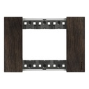 Рамка 3 мод. дървена цвят Орех (Walnut) Living Now Bticino
