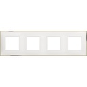 Рамка 2+2+2+2 мод. цвят Бял със злато (White gold) Classia Bticino /блистер/