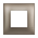 Рамка 2 мод. цвят Титан (Titanium metal) Classia Bticino /блистер/
