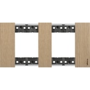 Рамка 2x2 мод. дървена цвят Дъб (Oak) Living Now Bticino