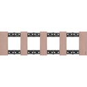 Рамка 4x2 мод. метална цвят Мед (Copper) Living Now Bticino