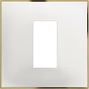 Рамка 1 мод. цвят Бял със злато (White gold) Classia Bticino /блистер/