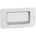Лицева рамка + носеща IP55 4 мод. цвят Бял Light Now Bticino