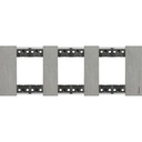 Рамка 3x2 мод. метална цвят Стомана (Steel) Living Now Bticino