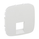 Лицев панел за единична RJ45/RJ11 розетка цвят Бял Valena Allure Legrand
