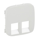 Лицев панел за двойна 2xRJ45/RJ11 розетка цвят Перла Valena Allure Legrand