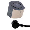 Разклонител кафяв 2x2P+E с кабел 2 метра с безжично зарядно 10W и USB A+C 3A 15W Corner NEW Legrand