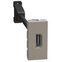 Розетка HDMI с кабел 15см 1 мод. цвят Камък Light Now Bticino