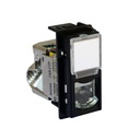 Розетка RJ45 cat.6A STP конектор toolless IDC 1 мод. цвят Черен Living Now Bticino