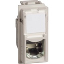 Розетка RJ45 cat.6 FTP конектор toolless IDC 1 мод. цвят Крем Living Now Bticino